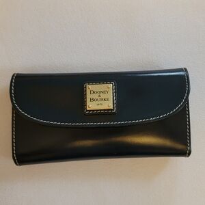 Dooney & Bourke Blue Leather Wallet
